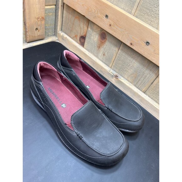 Merrell Namak Womens Black Slip On Loafers Size 8 - Picture 2 of 7